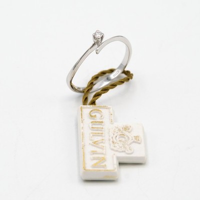 Ring G U L V I N Gold 18 kt mit Diamant / 18kt gold ring with diamonds E.1601