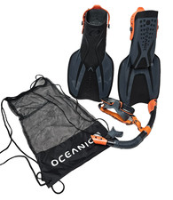 Oceanic Adult Snorkeling Set L/XL Men US 9-13 Women US 10-14 