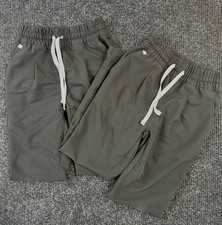 Lot Of 2 - FIGS High Waisted Yola Yoga Waist Band Black Scrub Pants Size XS