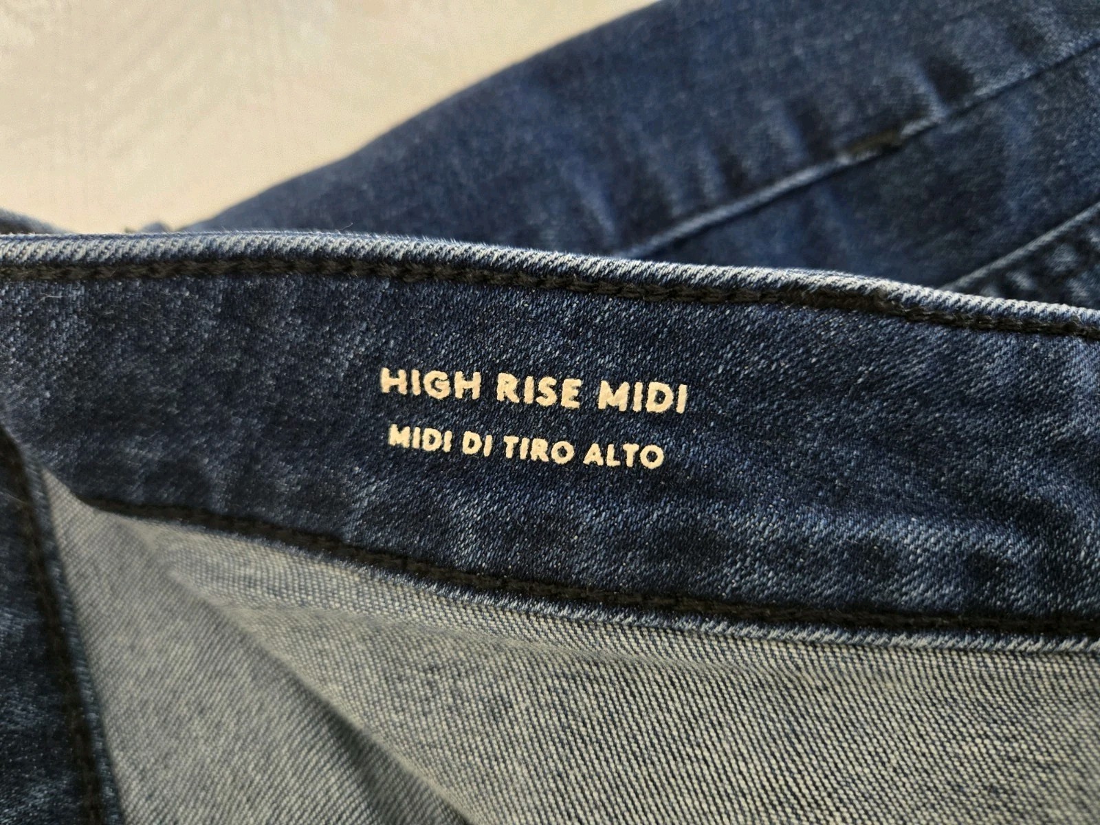 Universal Thread Patch Pocket Dark Wash High Rise… - image 5