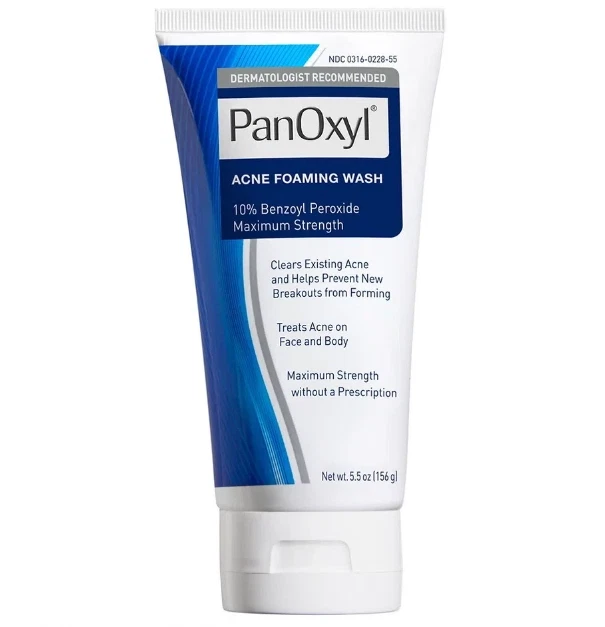 PANOXYL Acne Foaming Wash Face & Body 10% Active ingredient 156g SEALED UK BATCHES