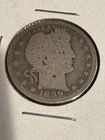 Beautiful 1899 Philadelphia Mint Silver Barber Quarter Dollar 90% Silver