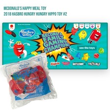 2018 Hungry Hippos Game 2 Hasbro McDonalds Happy Meal Toy Stocking Stuffer