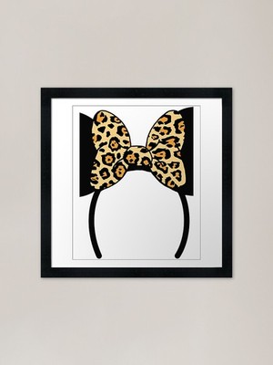 Gerahmter Kunstdruck Gepard Maus Ohren gerahmt Wandbild Poster Leinwanddruck Bild