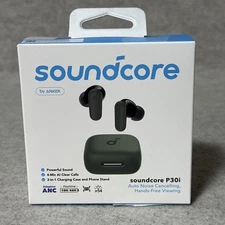 Soundcore P30i by Anker Noise Cancelling Wireless Earbuds Brand New (Green)