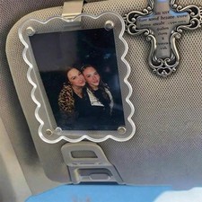 New Magnetic Photo Clip For Car Sun Visor, Car Sun Visor Photo Frame Clip