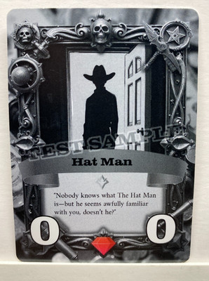 Conspiracy Theory TCG Pre-Alpha Test Hat Man Gaming Card B7
