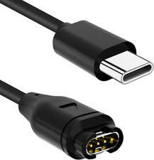 USB C Charger Compatible with Garmin Watch Charger, Data Sync Charging Cable for