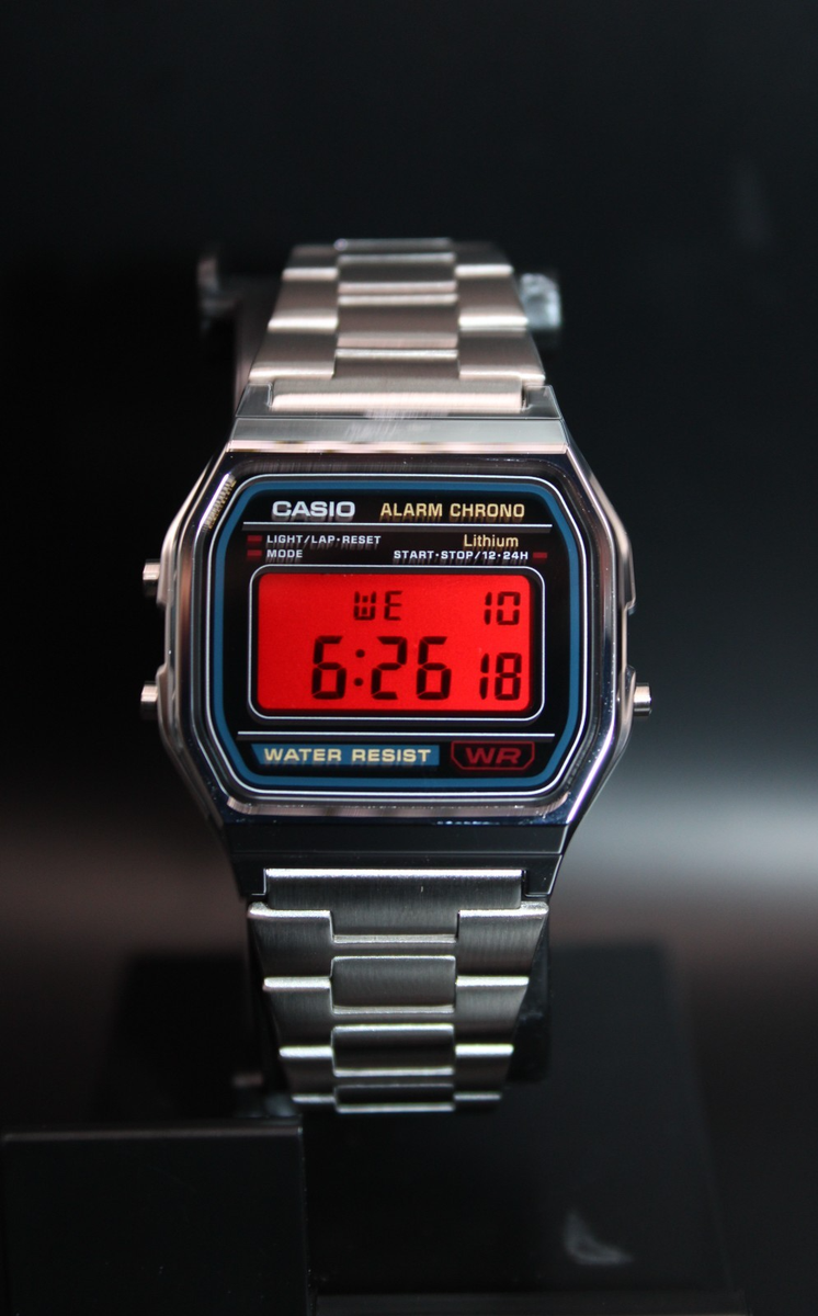 Custom Casio A158W - Red Dial Brand New | eBay
