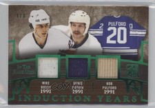 2017-18 Leaf ITG Used Induction Years Green 1/3 Mike Bossy Denis Potvin HOF 0a4