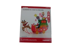 Santa's Advent Calendar Foam Craft Kit by Creatology NEW Ages 8+