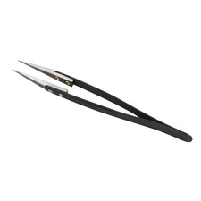Anti-Static Ceramic Tweezers ESD Heat Resistant Insulated Pointed Tip Pliers E