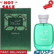 Hawas Tropical EDP Perfume By Rasasi 3.4oz / 100 ML-Hot New Release