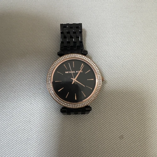 Orologio Donna Michael Kors Darci MK3407 Lunetta Cristallo 39mm Nero e Rosa