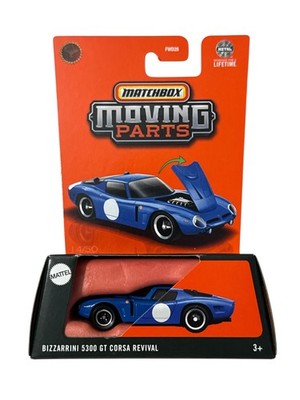 Matchbox Bizzarrini 5300 GT Corsa Revival (2025 Moving Parts Mix 4)