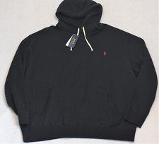 Polo Ralph Lauren Fleece Hoodie Pullover Black 2XB 2X Big Tall NWT