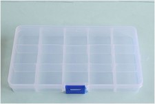 5pcs Multi-purpose Clear Bead Storage Plastic BOX Case Useful 15 Slots