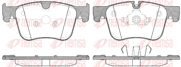 Remsa BremsbeläGe Vorne FüR Peugeot 308 SW II CitroëN C4 Grand Picasso-image