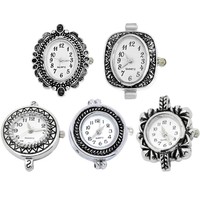 Souarts Mixed Antique Silver Color Decorative Pattern Quartz Watches Faces Pa... on sale Souarts Mixed Antique Silver Color Decorative Pattern Quartz Watches Faces Pa... on sale