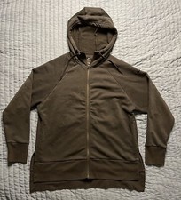 Nike Dri Fit Hoodie Jacket Men  s Size Medium Black Long Sleeve Full Zip