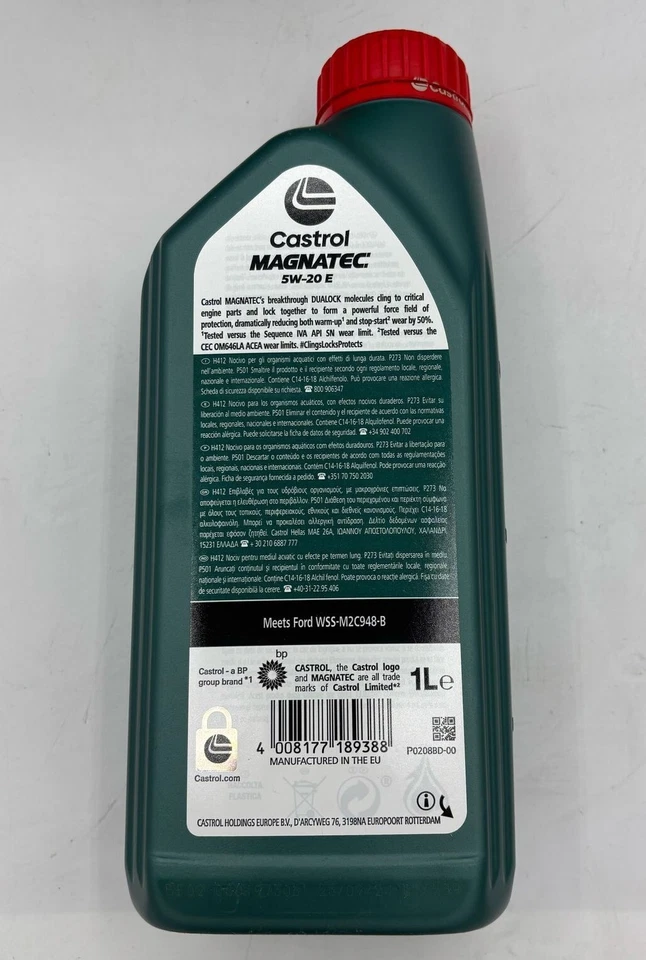 OLIO MOTORE CASTROL MAGNATEC PROFESSIONAL ORIGINALE FORD E 5W20 5 LITRI LT - Immagine 2 di 3