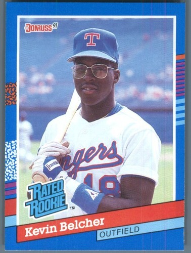 1991 Donruss Texas Rangers Kevin Belcher #46a Rookie - 第 1/2 張圖片