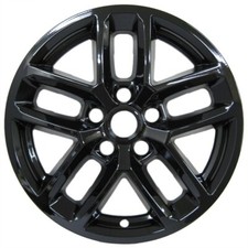 Wheel Covers 18 Black Abs 4 Pcs Set. Fits 2021-2022 Jeep Grand Cherokee 21-22