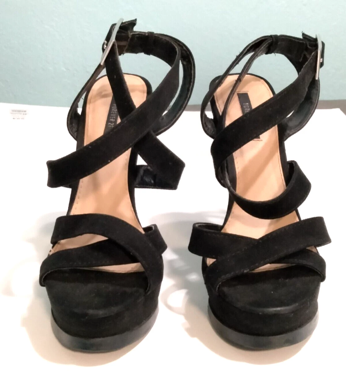 Forever 21 black platform sandals new arrivals