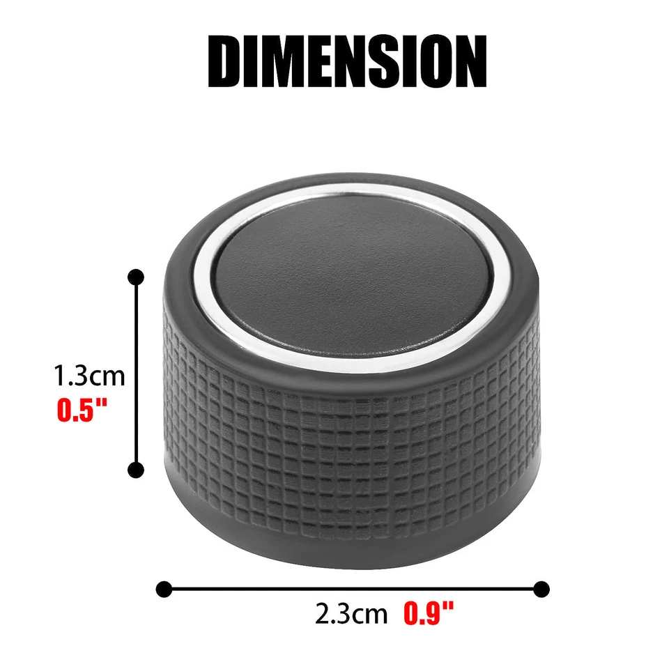 2 шт задних ручек управления для аудио радио Escalade Enclave Tahoe Chevrolet GMC - Изображение 3 из 4