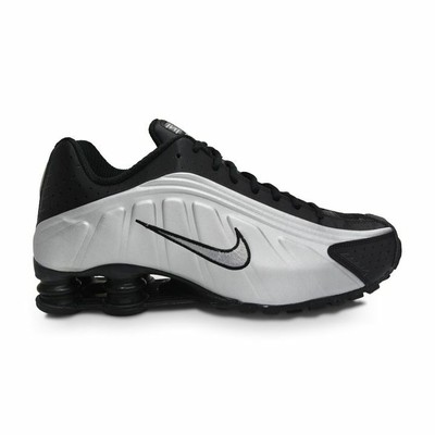 mens nike shox r4 all black