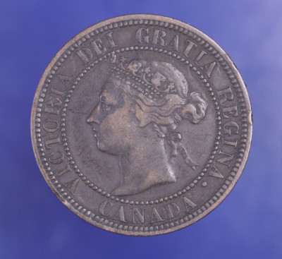 1882 H Kanada One Cent Münze schöne Erhaltung
