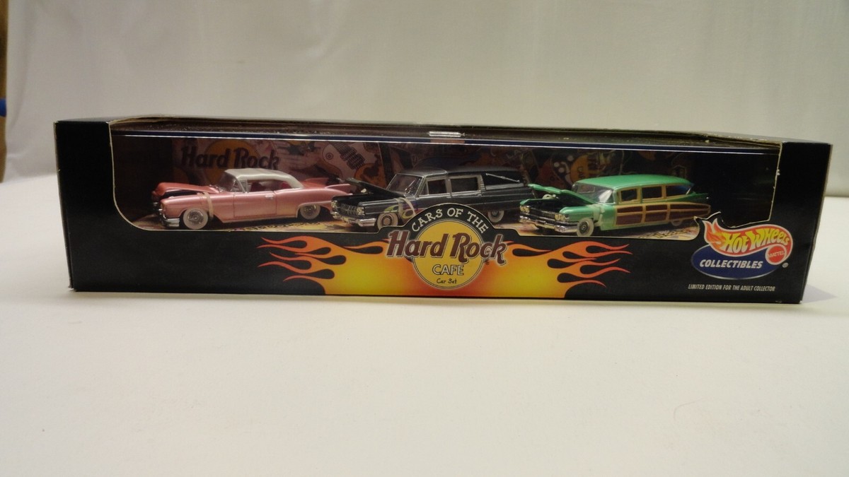 1 64 HOT WHEELS 1998 CARS OF THE HARD ROCK CAFE 3 VEHICLE