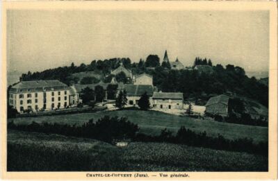 Old postcard Chatel le Couvent general view (1266011)