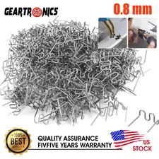 1000Pcs 0.8mm Hot Staples Plastic Welding Wave Stapler For Car Bumper Repair Kit