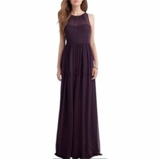 Bill Levkoff | 1147 Illusion Sweetheart Neck Gown Womens 8