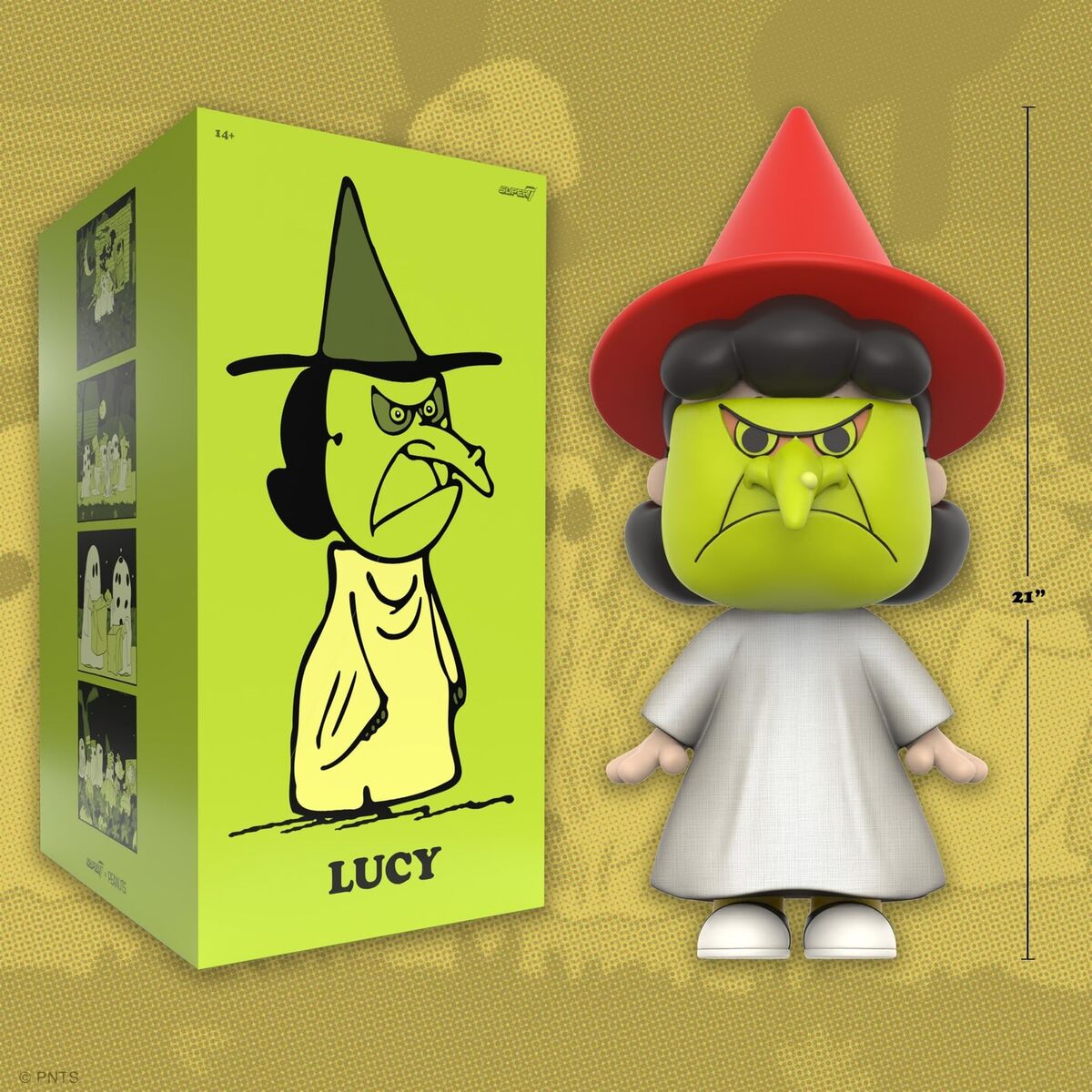 Super7 Supersize Peanuts Lucy in Witch Mask - 21
