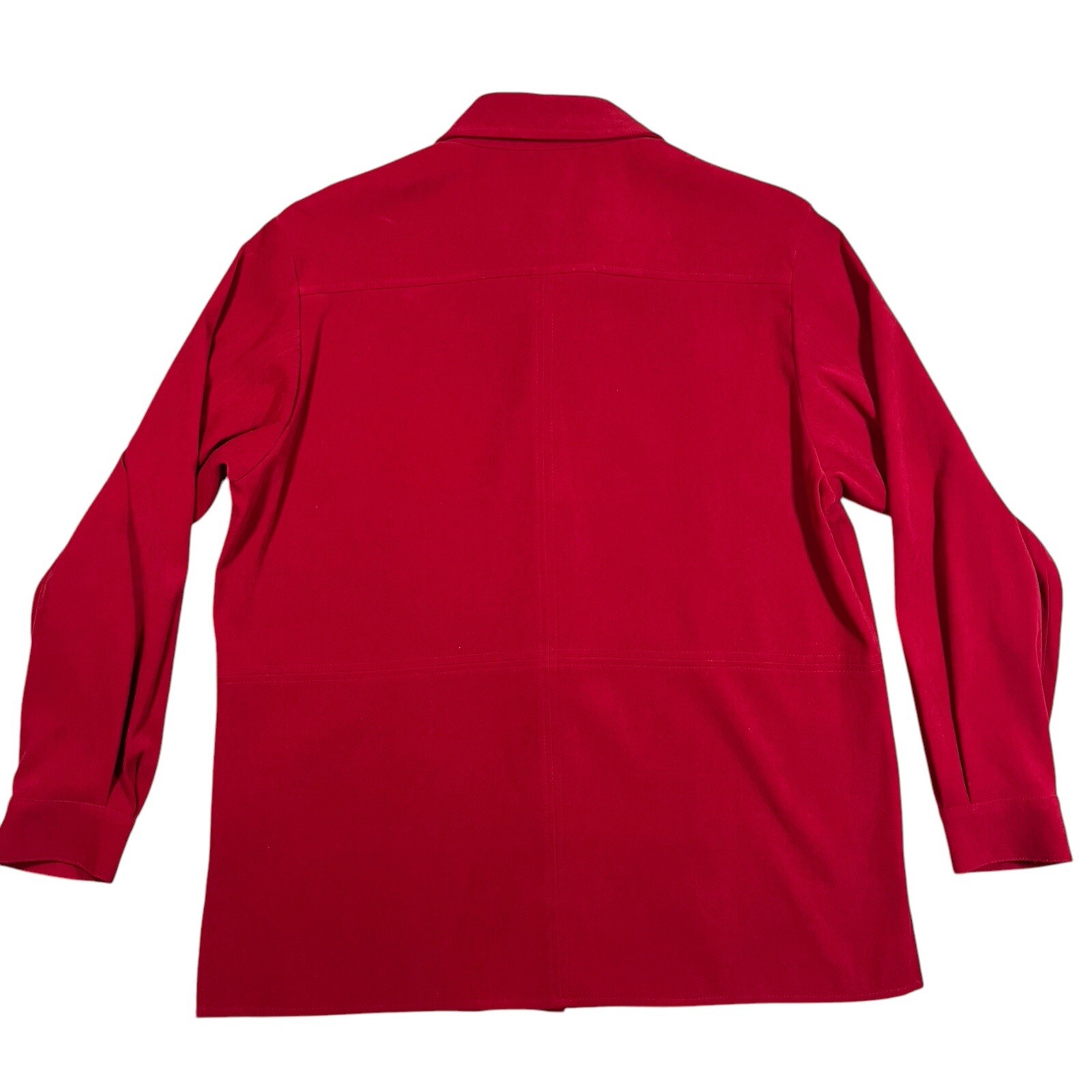 Talbots Petite Red Microfiber Button Down  Shirt … - image 7