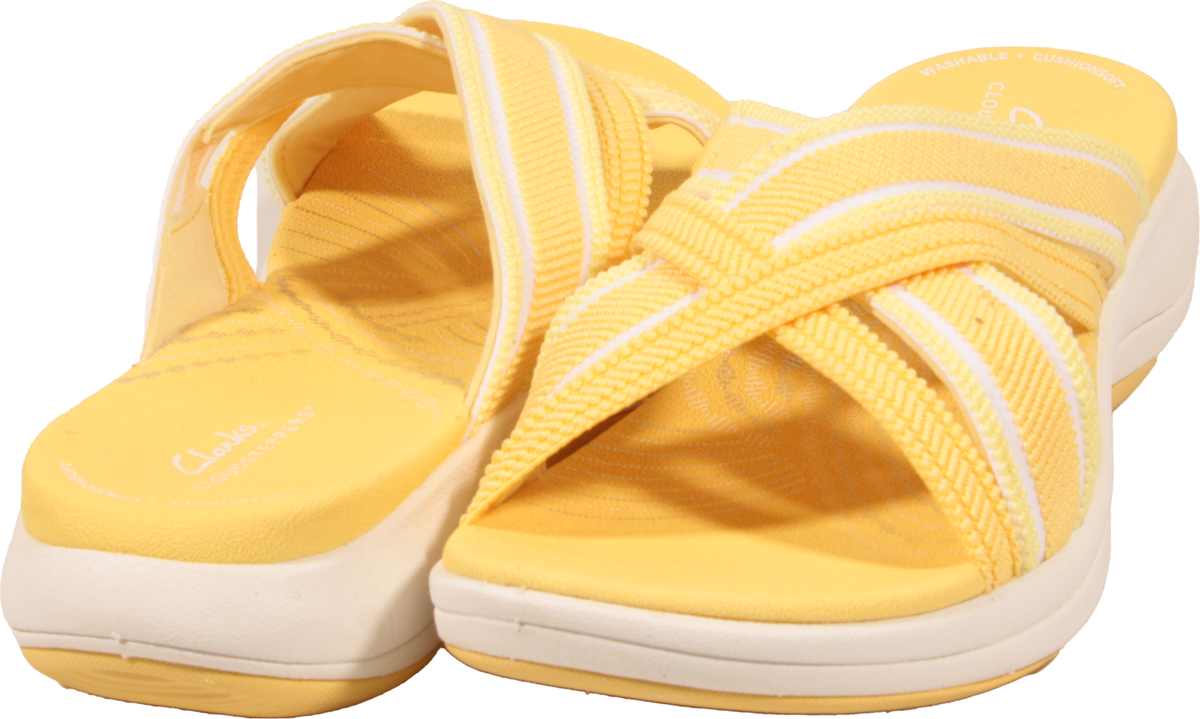 Comet Clarks Ladies Yellow Shoes Clarks Mira Clarks Cloudsteppers