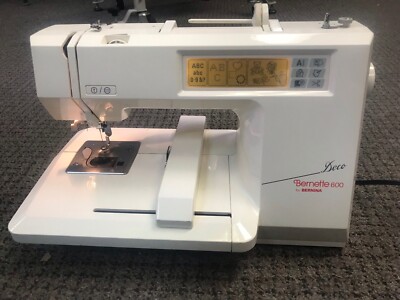 Bernette Deco 600 Embroidery Machine for part or repair electronic work bad hook
