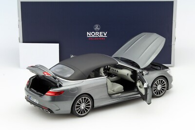 2015 MERCEDES-BENZ S-CLASS CABRIOLET GRAY 1:18 OPENING BODY PARTS