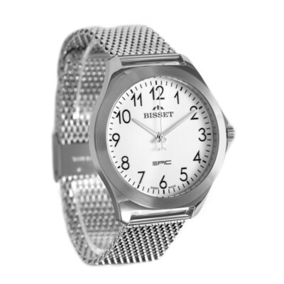Bisset Epic Steel BSDE49 Herrenuhr  Swiss Made Neu mit Etikett   ! SALE !