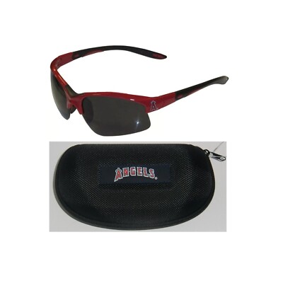 Los Angeles Angels Blade Sunglasses with Hard Shell Case (MLB Baseball) 