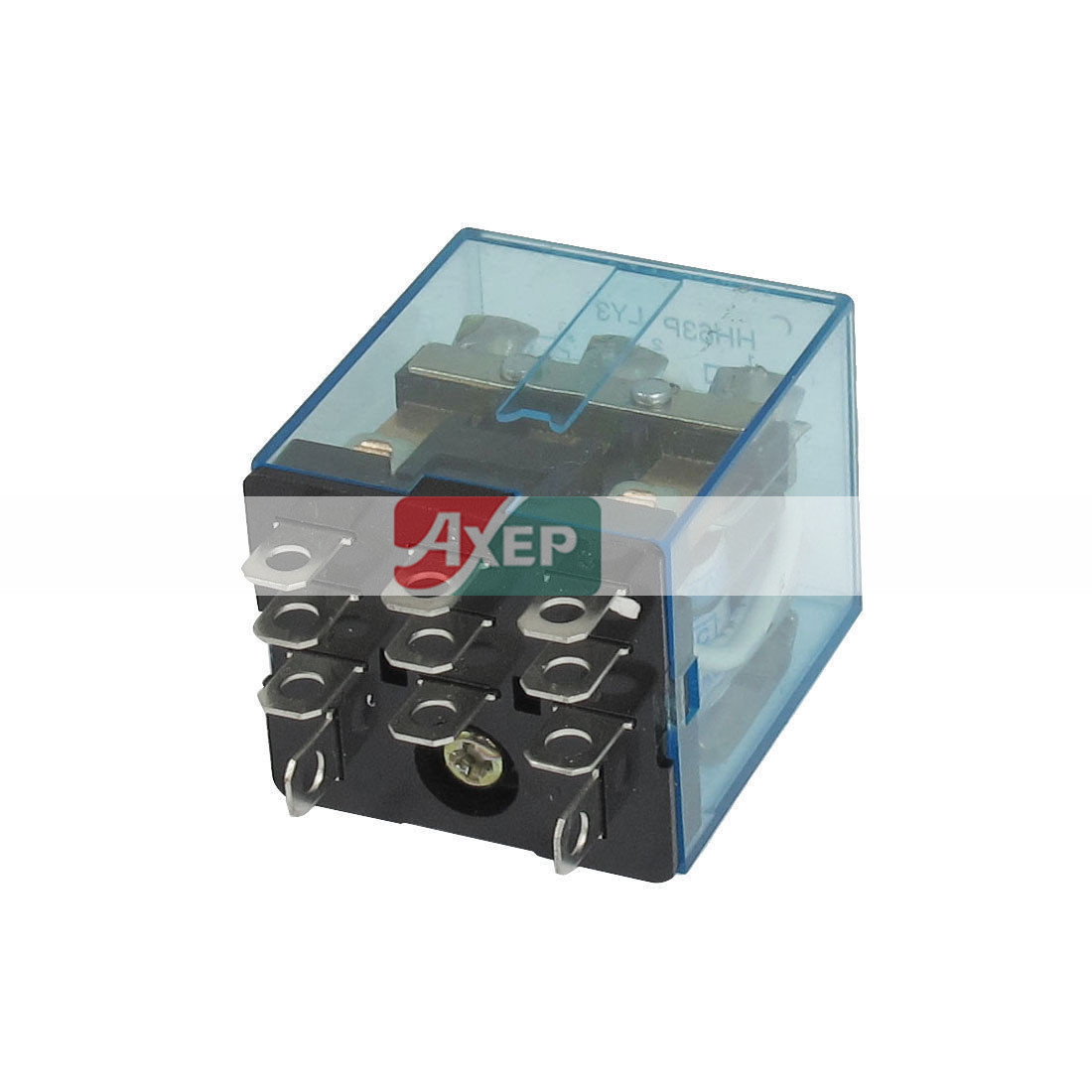 Relè Elettromagnetico HH63P (equivalente LY3) 3PDT – 12V DC Con LED Verde E Base 11 Pin
