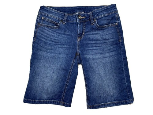 JCP Women's Bermuda Denim Jean Shorts Women's Size 4P (Waist 30")
