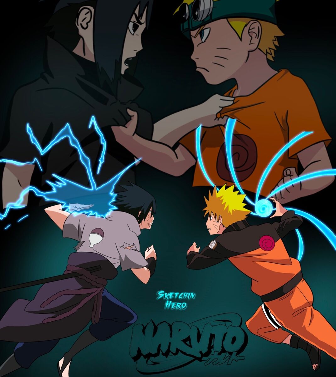 Naruto vs Sasuke clássico