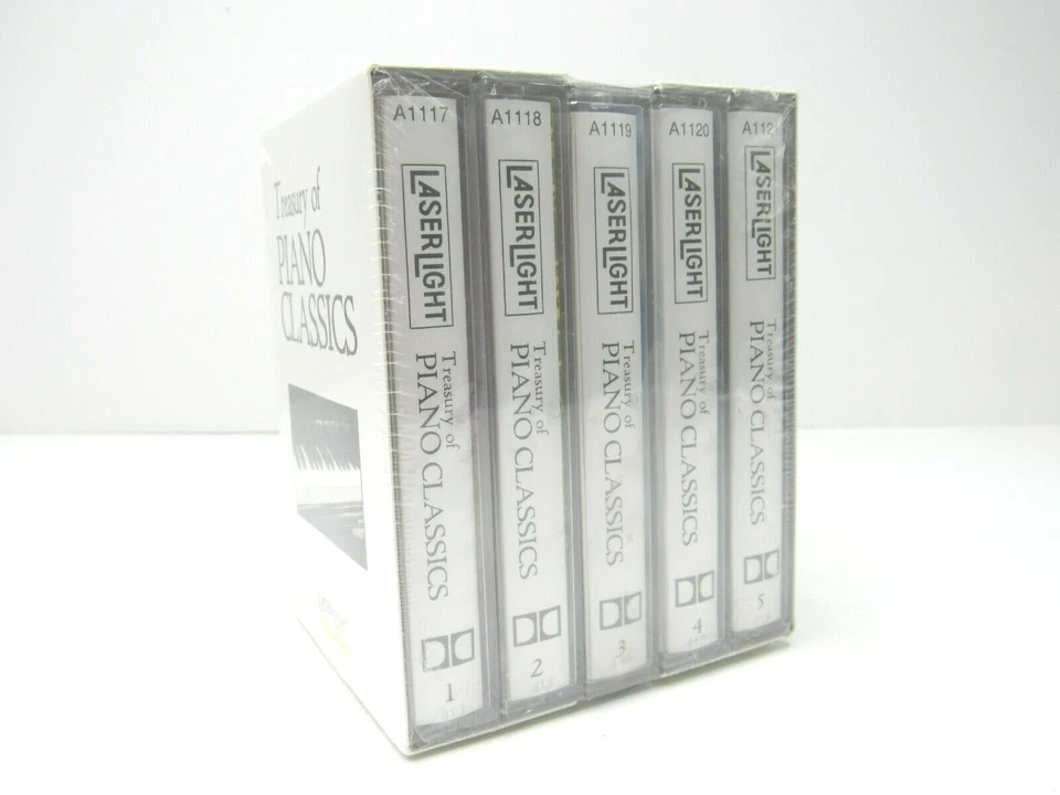 Treasury of Piano Classics Laserlight A1122 5 Cassette Tapes Boxset SEALED NEW - Image 4 of 4