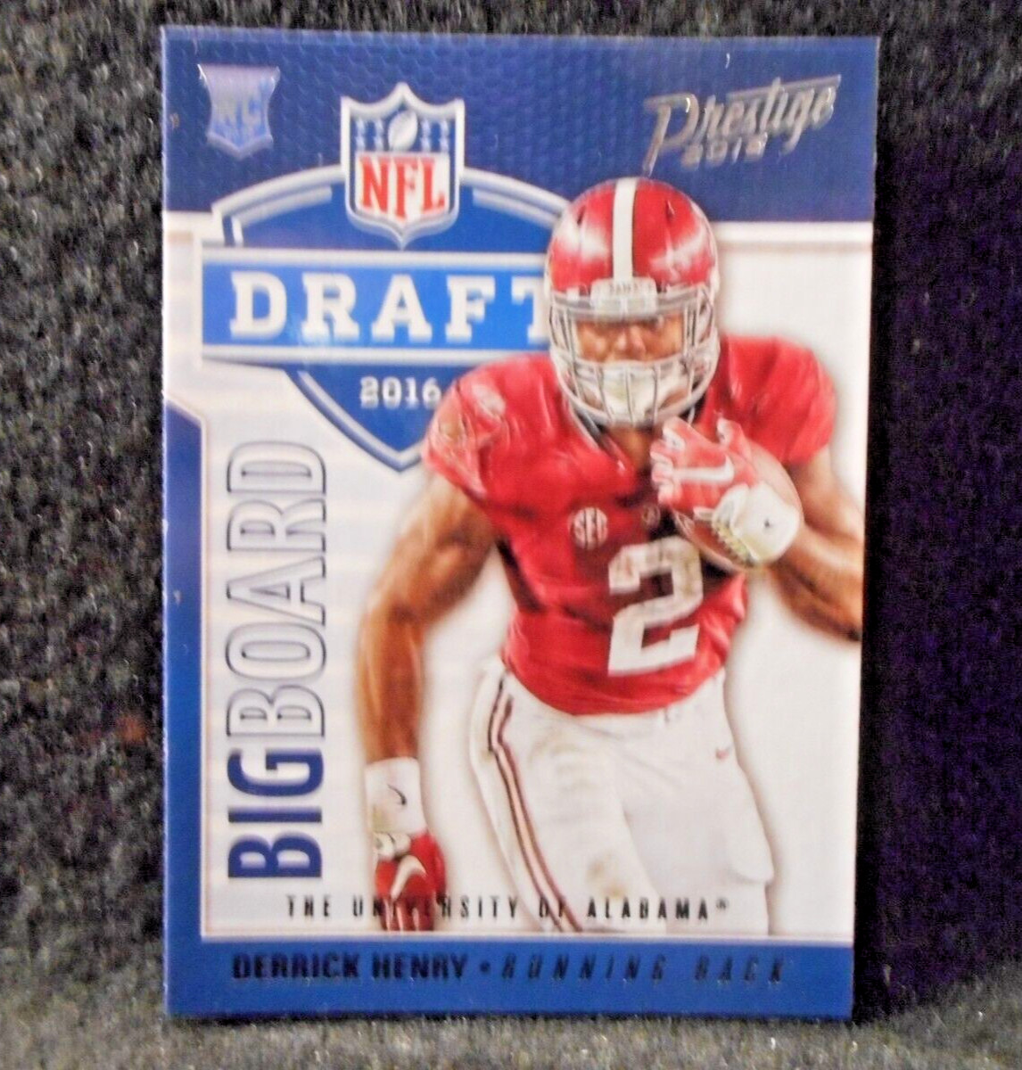 2016 Derrick Henry Prestige Big Board Draft Rookie card #4....Tennessee Titans