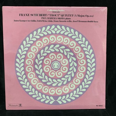 SCHUBERT Trout Quintet - Badura-Skoda, Vienna Konzerthaus Qut WESTMINSTER SEALED