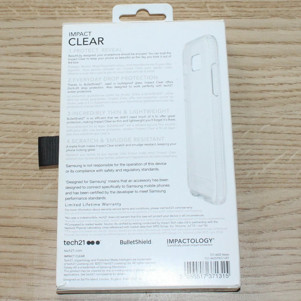 Tech21 More Effective Protection Impact Clear Case for Samsung Galaxy A5 (2017) - Image 3 of 3