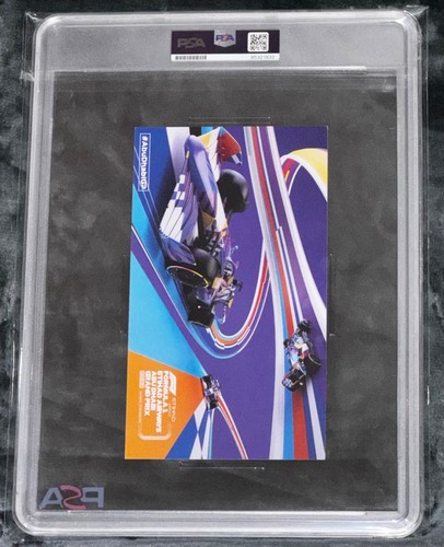 Max Verstappen "2023 Abu Dhabi F1 Grand Prix" Signed Autographed Photo Card PSA - Picture 5 of 7